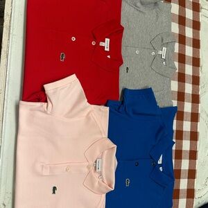Lacoste Kids Polo Shirt Collection - Red, Gray, Pink, Blue